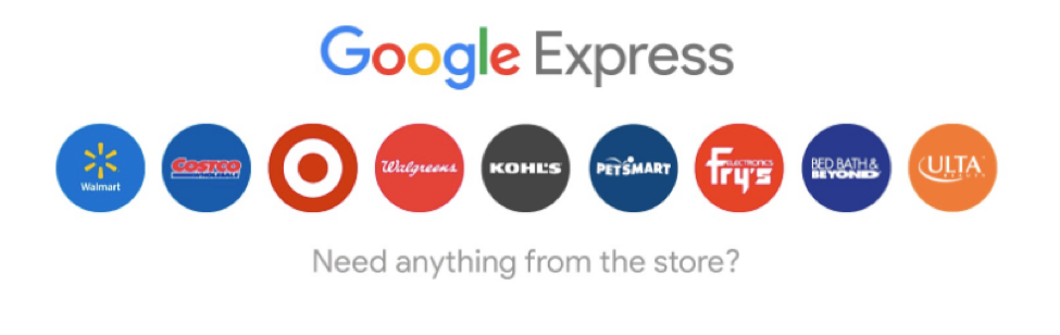 google express offerings screenshot