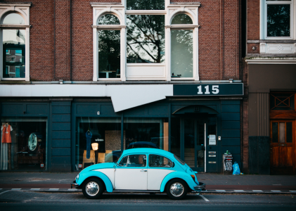 local shop with VW in front unsplash