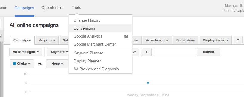 adwords conversion tracking