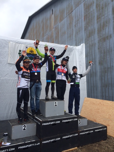 acquisio cycling podium