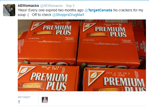 target canada social crackers