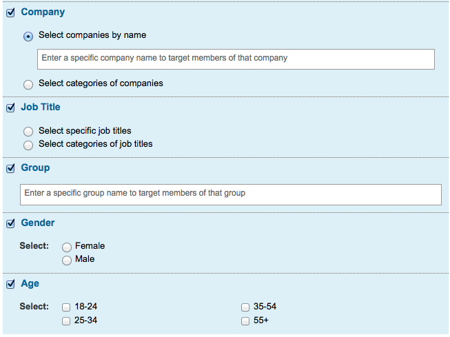 LinkedIn Ads Targeting Abilities