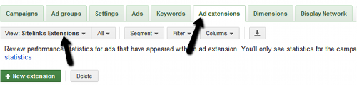 adwords sitelinks