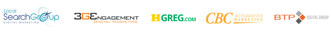 Local SearchGroup, 3GEngagement, HGregoire, CBC Automotive Marketing, BTP Digital Group
